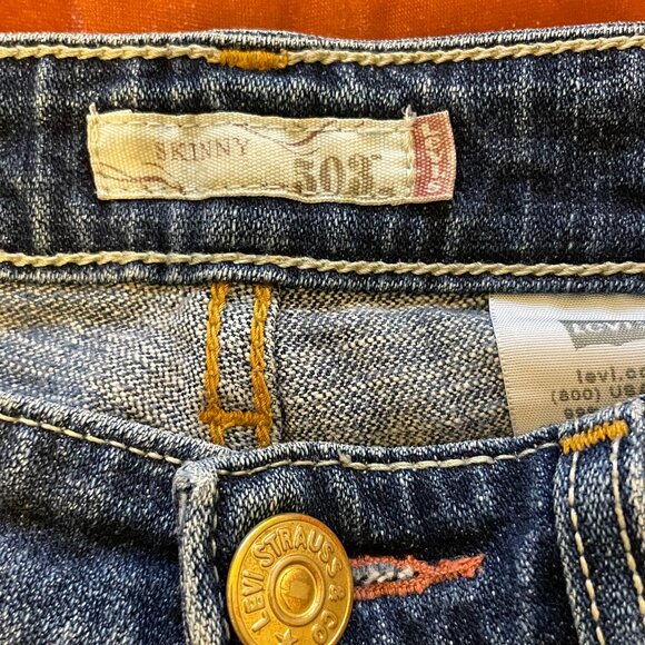 Levi's 503 skinny sz 3 long - Picture 4 of 8